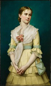 若い少女の肖像、1881